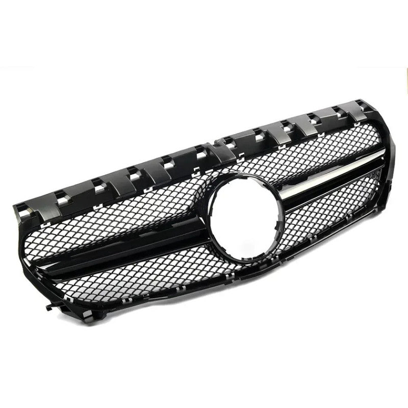 Car Craft Compatible With Mercedes Benz Cla Class W117 C117 X117 2013-2019 Upgrade Front Bumper Cla45 Amg Show Grill Amg Black Gc W117-002