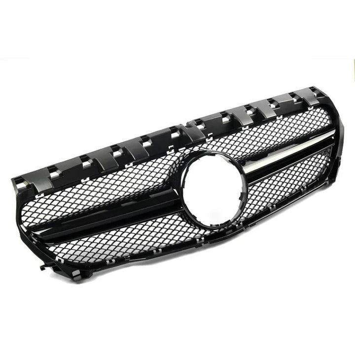 Car Craft Compatible With Mercedes Benz Cla Class W117 C117 X117 2013-2019 Upgrade Front Bumper Cla45 Amg Show Grill Amg Black Gc W117-002