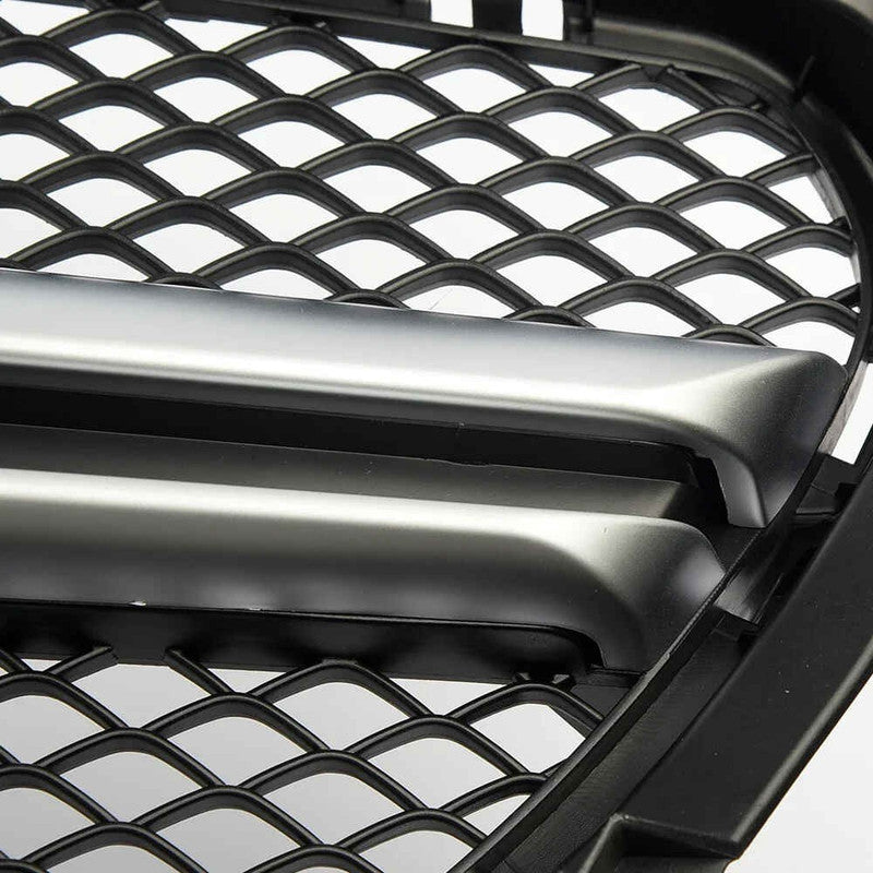 Car Craft Compatible With Mercedes Benz Cla Class W117 C117 X117 2013-2019 Upgrade Front Bumper Cla45 Amg Show Grill Amg Silver Gc W117-001