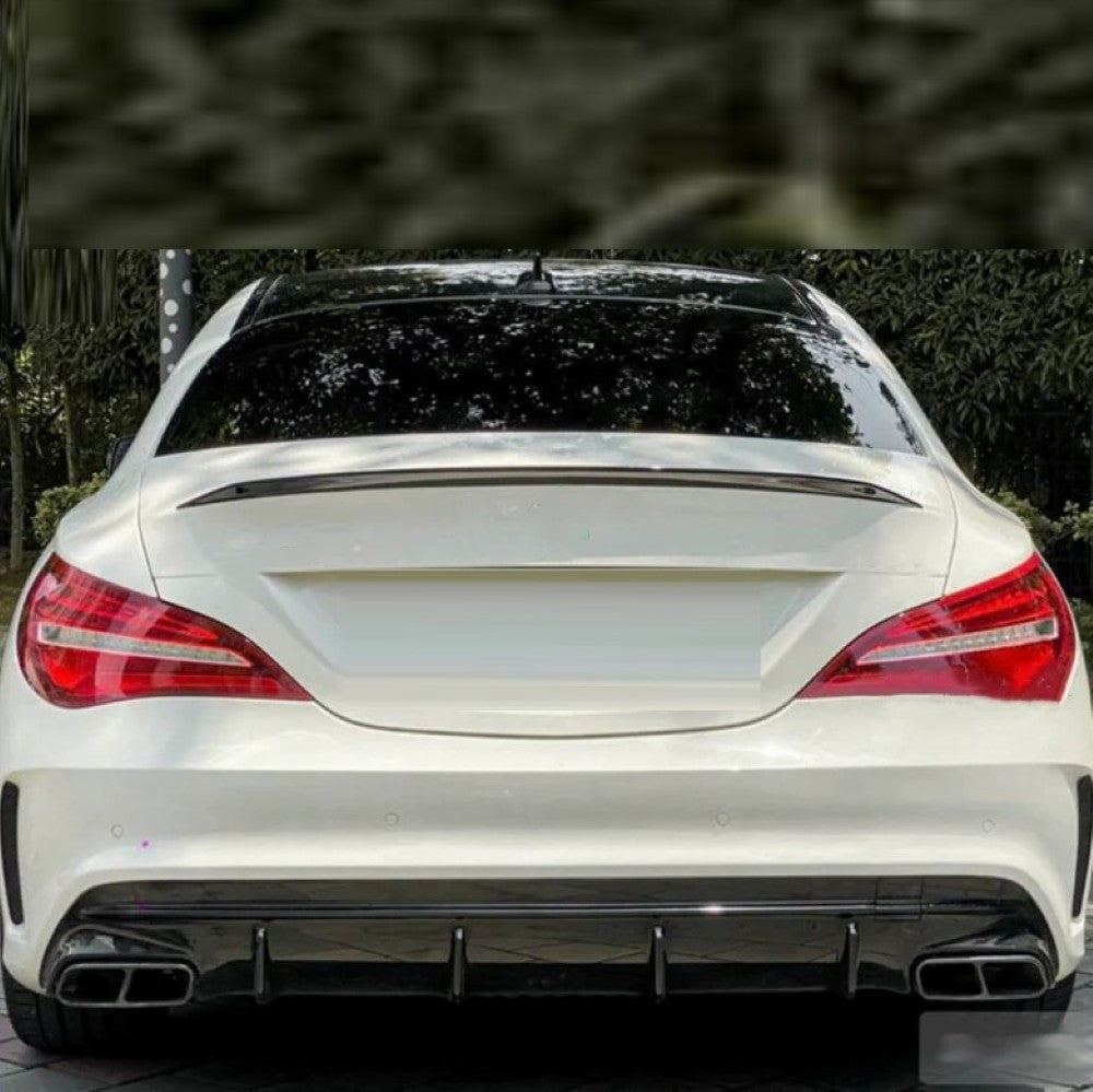 Car Craft Compatible With Mercedes Benz Cla Class W117 C117 X117 2013-2019 Rear Bumper Upgrade Convert To Amg Amga45 Bumper Bodykit Gc W117-006