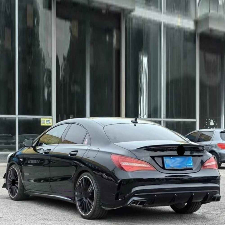 Car Craft Compatible With Mercedes Benz Cla Class W117 C117 X117 2013-2019 Side Skirt Splitter Running Board Upgrade Convert To Amg Amga45 Side Skirt Gc W176-007