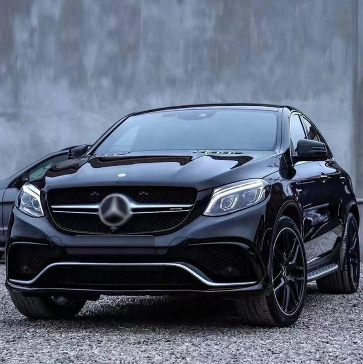 Car Craft Compatible With Mercedes Benz Gle Coupe W166 X166 X292 2015-2019 Upgrade Conversion Bodykit To Gle63 Coupe Amg Bumper Diffuser After Rear Lip Exhaust Tip Pipe Wheel Arch Front - CAR CRAFT INDIA