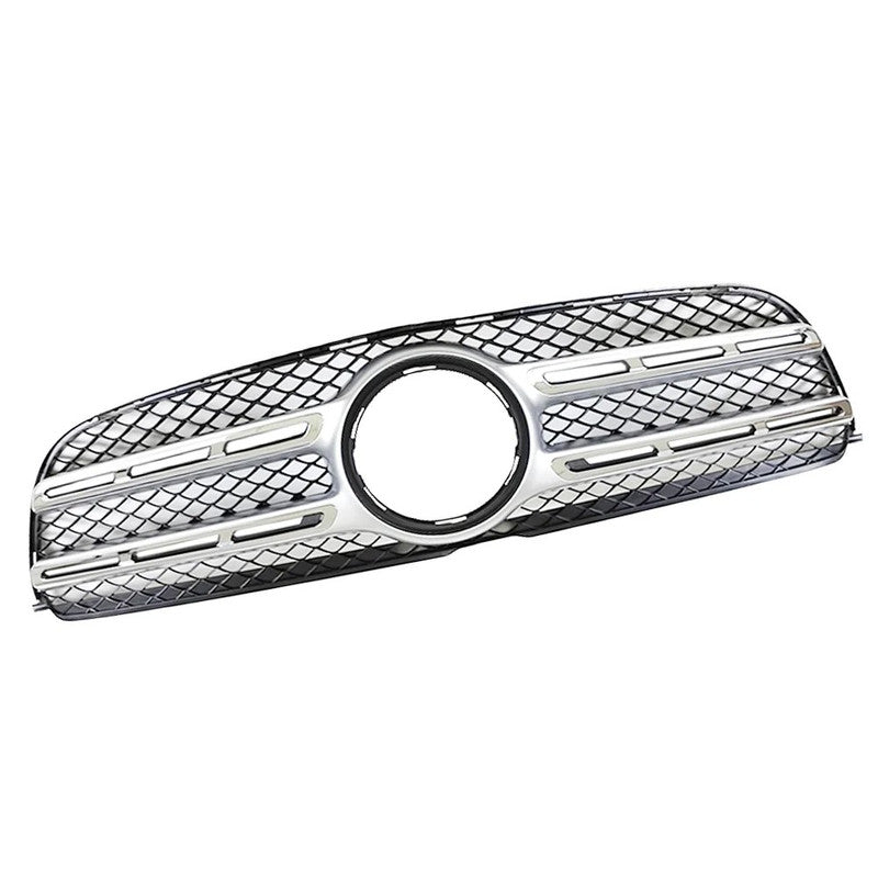 Car Craft Compatible With Mercedes Benz Gls W166 X166 2016-2019 Upgrade Front Bumper Amg63 Show Grill X166-003 Amg Silver