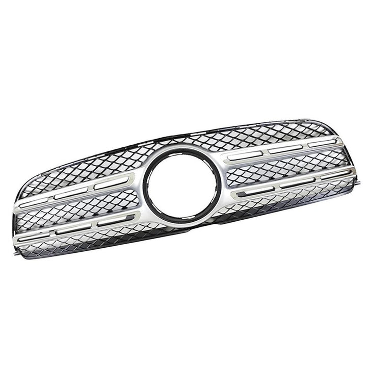 Car Craft Compatible With Mercedes Benz Gls W166 X166 2016-2019 Upgrade Front Bumper Amg63 Show Grill X166-003 Amg Silver