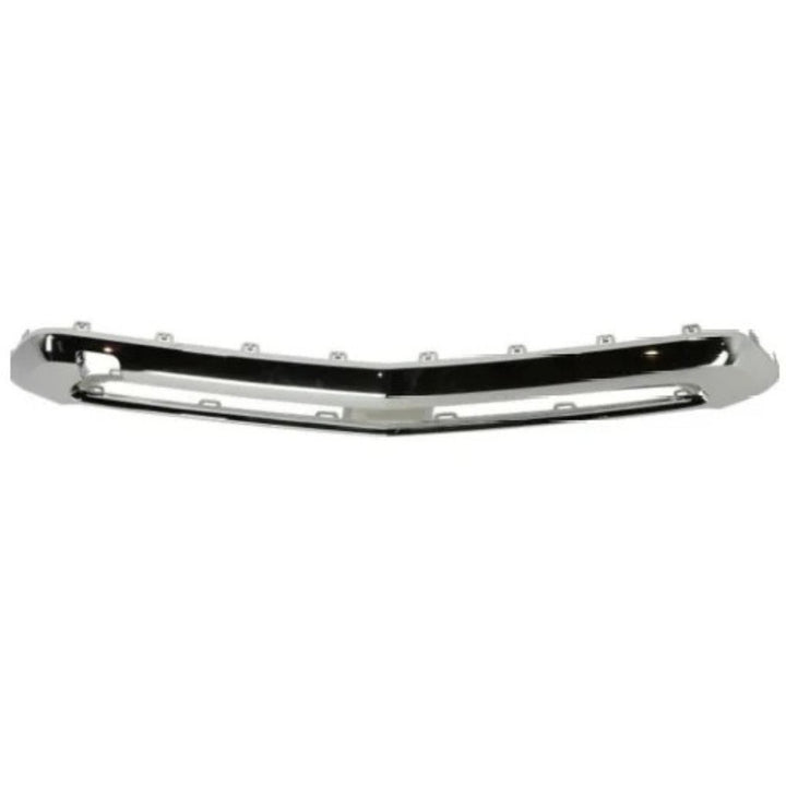 Car Craft Compatible With Mercedes Benz Gls Class W166 X166 2016-2019 Front Bumper Lower Moulding Chrome Trim Center Guard Frame 1668852138 A1668852138 Mb1044141