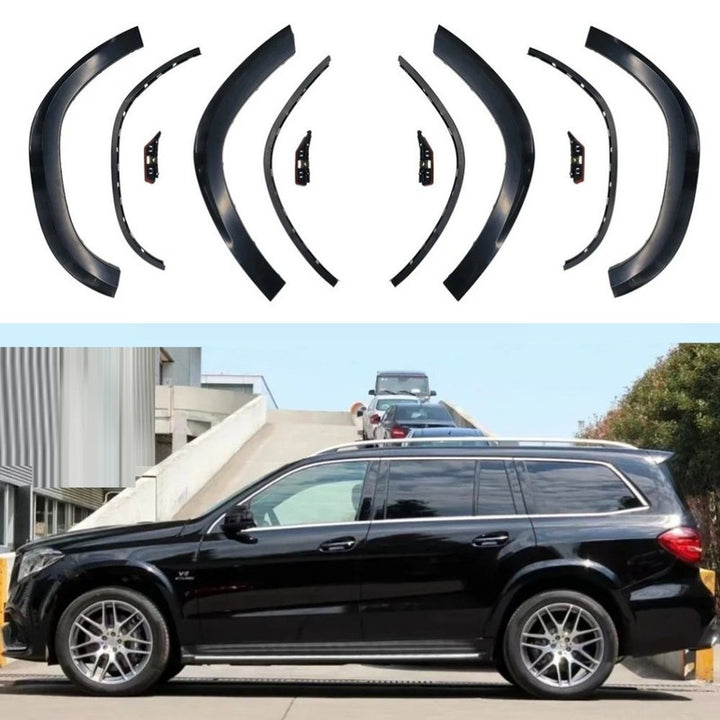 Car Craft Compatible With Mercedes Benz Gls W166 X166 2016-2019 Front Rear Bumper Upgrade Convert To Amg Gls63 Amg Bumper Bodykit X166-008