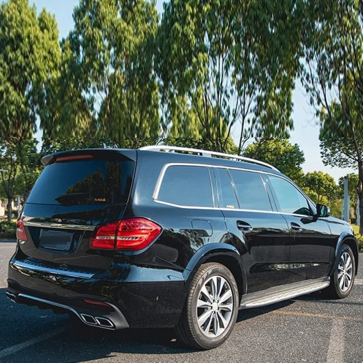 Car Craft Compatible With Mercedes Benz Gls W166 X166 2016-2019 Amg Rear Bumper Upgrade Convert To Gls63 Amg After Rear Lip Diffuser Gc W166-005