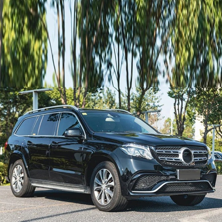 Car Craft Compatible With Mercedes Benz Gls W166 X166 2016-2019 Side Wheel Arch Eyebrow Cover Abs Slim Fender Flare Gc X166-006 X166-007