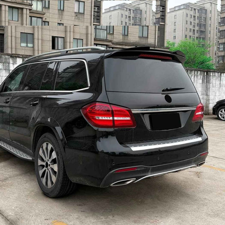 Car Craft Compatible With Mercedes Benz Gl Gls X166 W166 2013-2019 Rear Trunk Wing Boot Lip Roof Spoiler Zst-1597 Gb Glossy Black