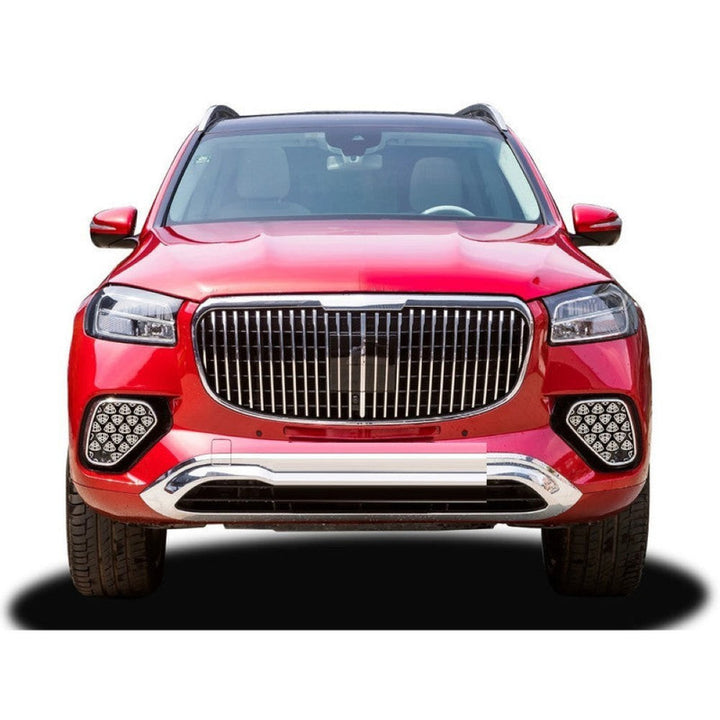 Car Craft Compatible With Mercedes Gl Gls W166 X166 2012-2016 Upgrade Facelift Convert To Gls W167 X167 2024 Maybach Kit Bumper Grill Headlight Taillight Trunk Fender Bodykit Non Cut Version - CAR CRAFT INDIA