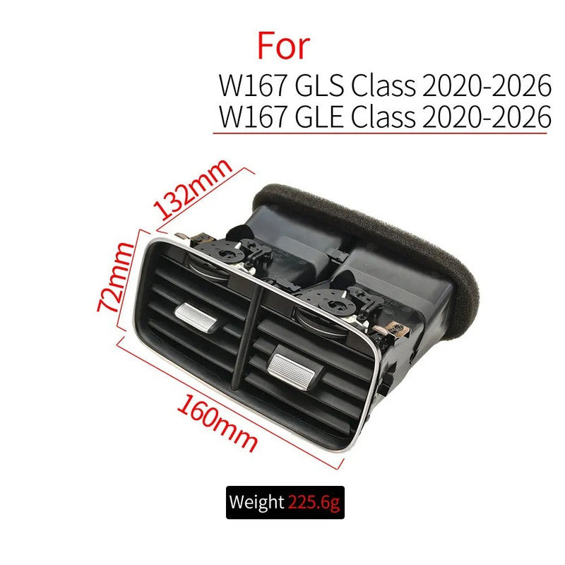 Car Craft Compatible With Mercedes Benz Gle Gls Class W167 2019-2025 Car Ac Air Vent Grille Air Conditioning Outlet Cover Assembly Rear 1678302104 CC-9564