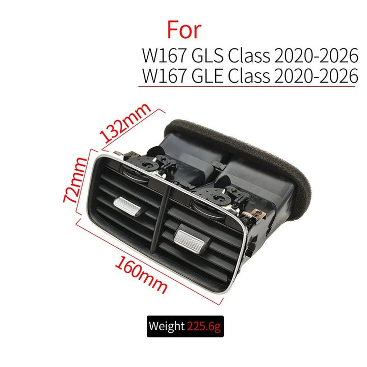 Car Craft Compatible With Mercedes Benz Gle Gls Class W167 2019-2025 Car Ac Air Vent Grille Air Conditioning Outlet Cover Assembly Rear 1678302104 CC-9564