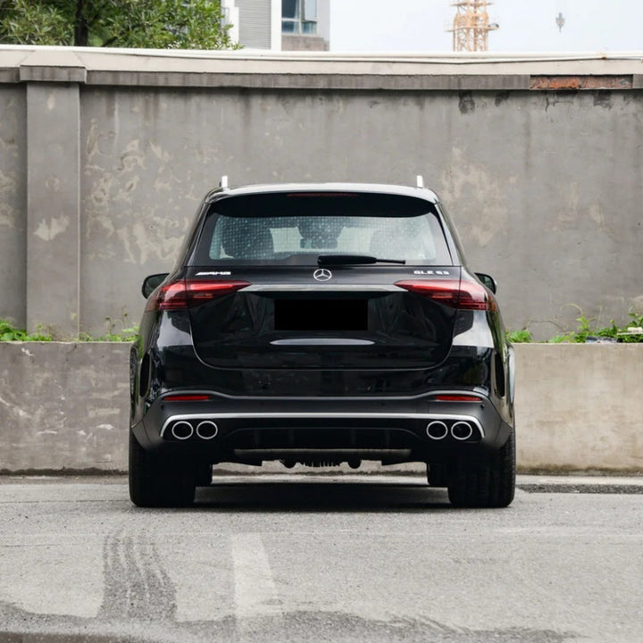 Car Craft Compatible With Mercedes Benz Gle W167 2019-2024 Upgrade Convert To Gle53 Amg Bodykit Rear Bumper After Lip Diffuser
