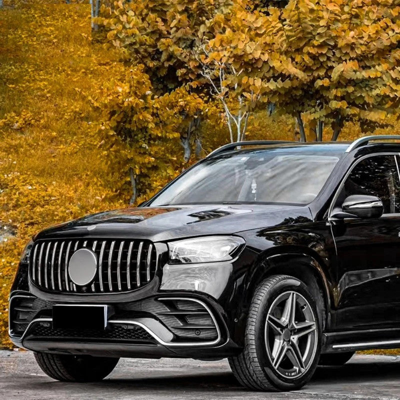 Car Craft Compatible With Mercedes Benz Gls W167 X167 2019-2025 Front Bumper Upgrade Convert To Gls Amg63 Amg Bumper Bodykit Gc X167-001 - CAR CRAFT INDIA