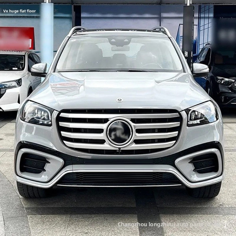 Car Craft Compatible With Mercedes Benz Gls Class W167 X167 2023-2026 Front Bumper Show Grill Standard Black Silver