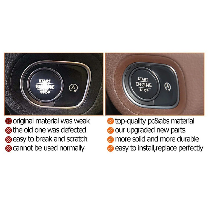 Car Craft Compatible With Mercedes Benz Gle Gls X167 W167 2020–2026 G Class G Wagon W463 W465 2019–2026 Engine Start Stop Switch Button Cover 1679054901-c3 Red CC-11240