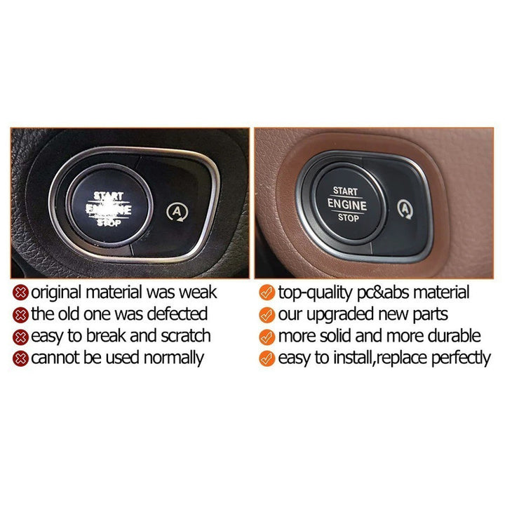 Car Craft Compatible With Mercedes Benz Gle Gls X167 W167 2020–2026 G Class G Wagon W463 W465 2019–2026 Engine Start Stop Switch Button Cover Trim Strip 1679054901-e CC-11237