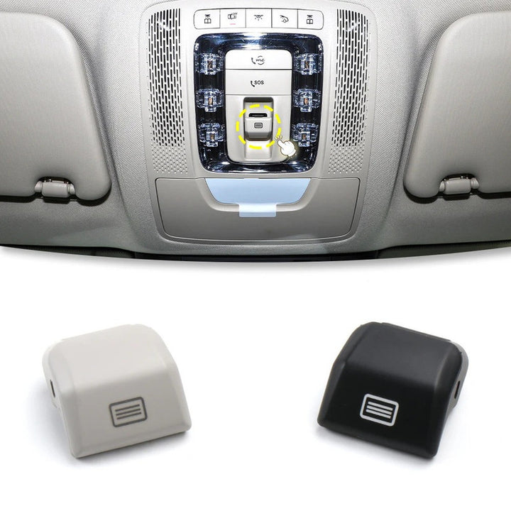 Car Craft Compatible With Mercedes Benz Gle Gls W167 2019-2025 Car Sunroof Window Roof Control Panel Switch Button Control Panel Switch Cover 00090089389051-1 Black CC-9016
