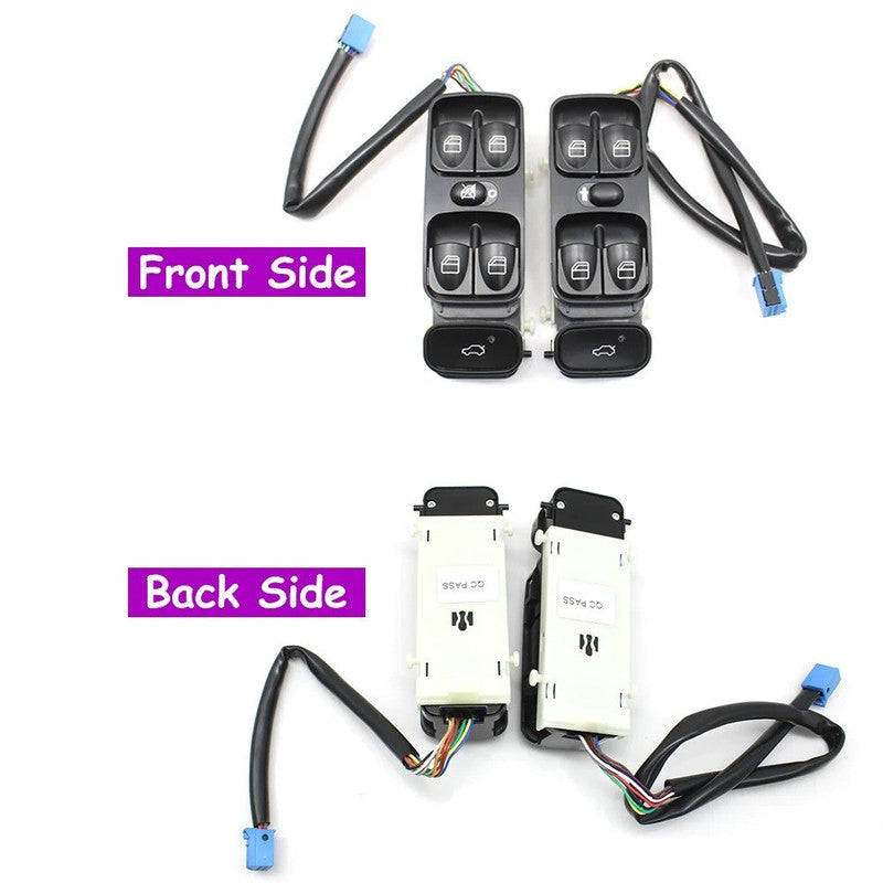 Car Craft Compatible With Mercedes Benz C Class W203 2000-2006 Clk Class W209 2002-2009 Car Interior Power Master Window Switch Regulator Main 2038210679 Model A