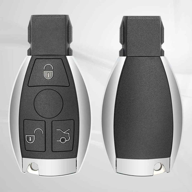 Car Craft Compatible With Mercedes Benz A B C E S G M Class W164 W166 W117 W176 W156 W253 W463 W464 W204 W212 W221 W171 W172 Car Key Cover Shell With Blade 3+1 Button 2 Battery Holder Benz-ks-38b