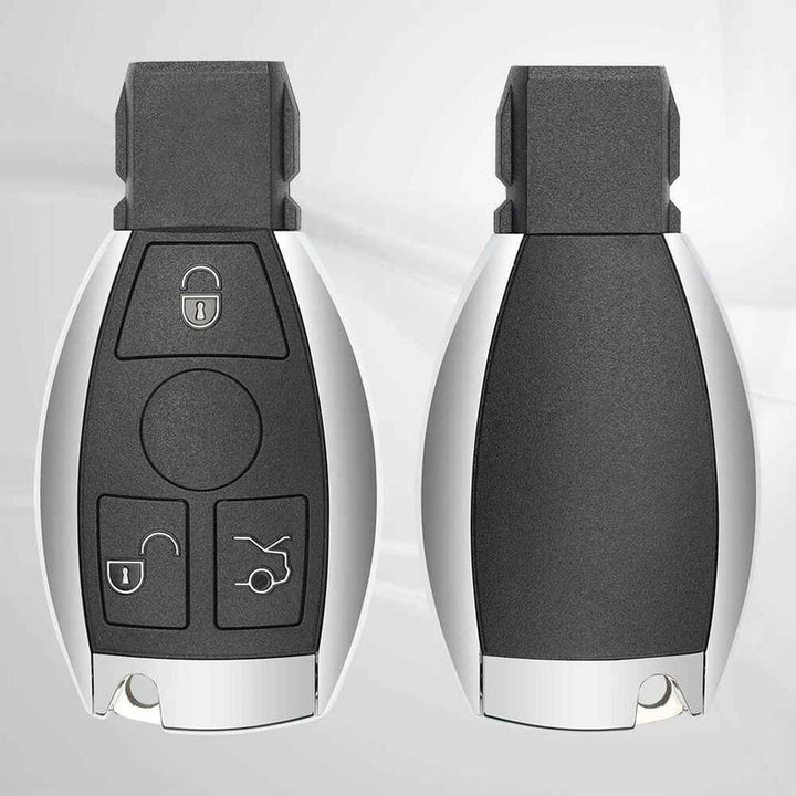 Car Craft Compatible With Mercedes Benz A B C E S G M Class W164 W166 W117 W176 W156 W253 W463 W464 W204 W212 W221 W171 W172 Car Key Cover Shell With Blade 3+1 Button 2 Battery Holder Benz-ks-38b