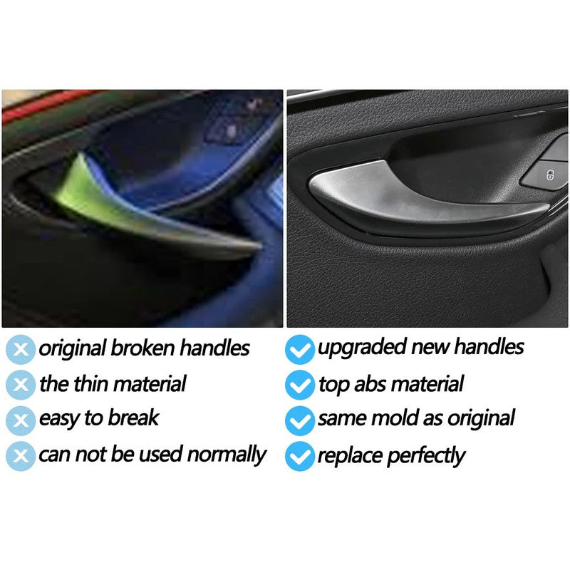 Car Craft Compatible With Mercedes C Class W205 2015-2021 Glc W253 2016-2023 Eqc W293 2018-2022 Vito W447 W448 2016-2023 E Class W213 2016-2023 Chrome Door Lock Unlock Handle Right 2057600400-c - CAR CRAFT INDIA