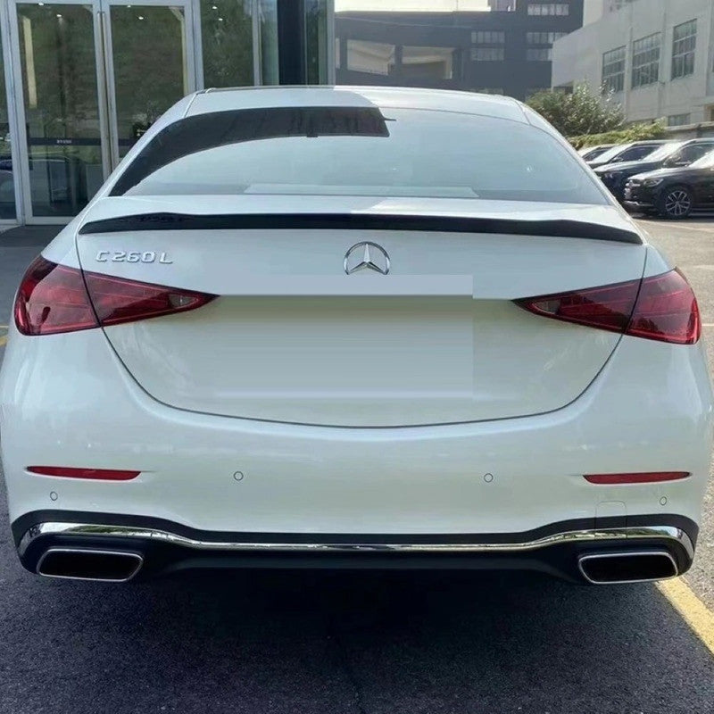 Car Craft Compatible with Mercedes C Class W206 2022+ Trunk Boot Rear Spoiler PSM M4 Style Ar-benz-090 Glossy Black - CAR CRAFT INDIA