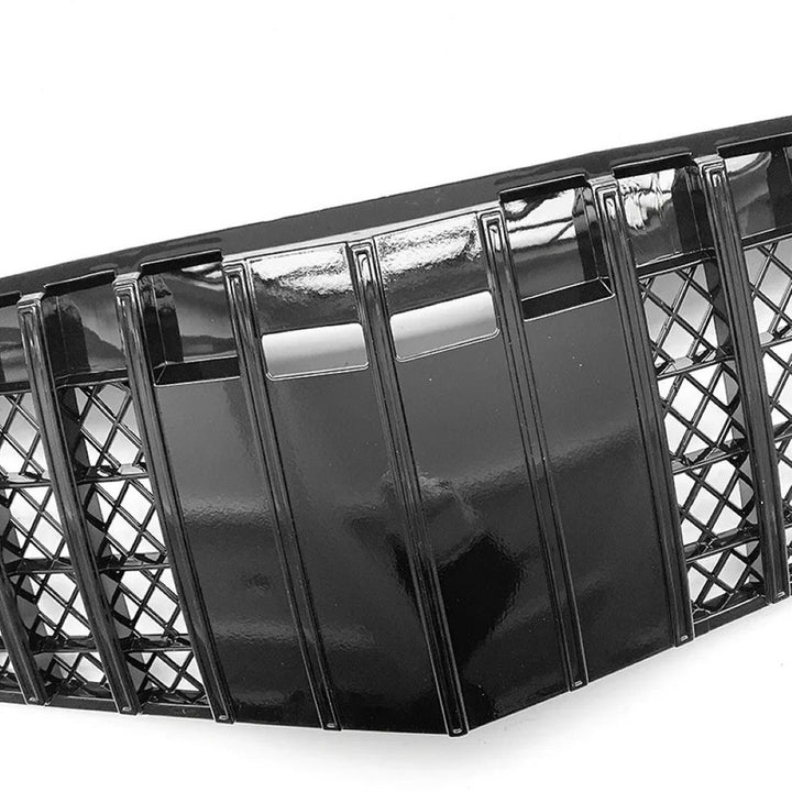 Car Craft Compatible With Mercedes Benz E Class W211 2007-2009 Front Bumper Upgrade Convert To Amg C63 Show Grill Gtr Black