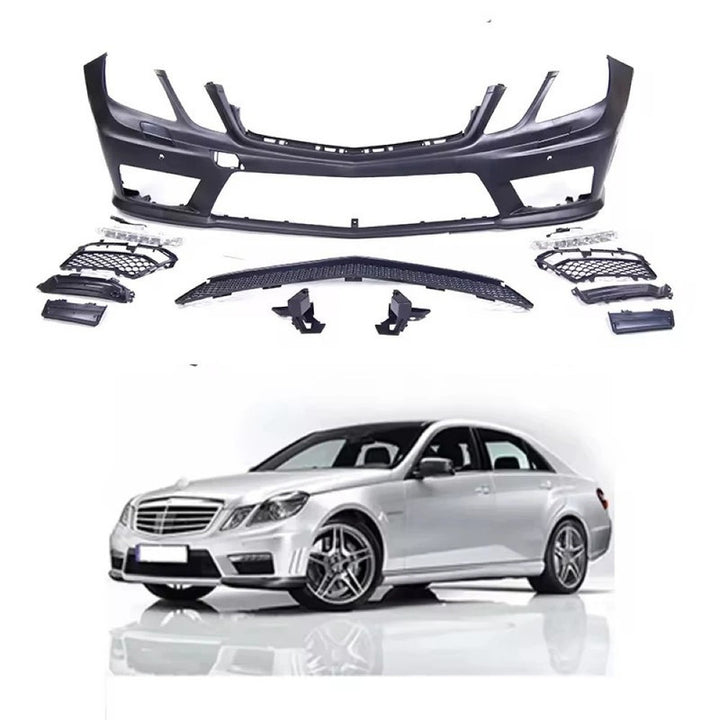 Car Craft Compatible With Mercedes E Class W212 2009-2012 Upgrade Facelift Convert To W212 Amg63 Bodykit Front Rear Bumper Side Skirt Splitter Running Board Diffuser CC-9662 - CAR CRAFT INDIA