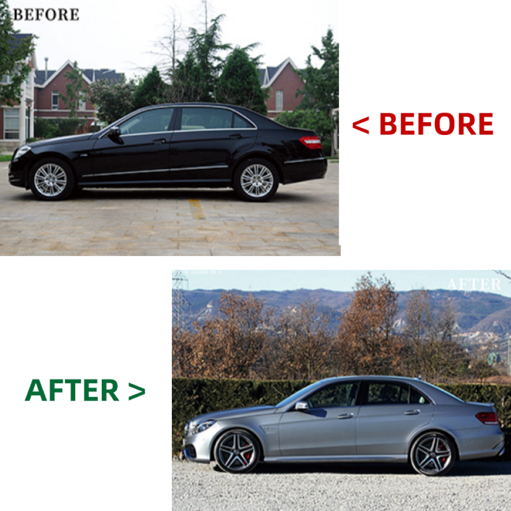 Car Craft Compatible With Mercedes Benz E Class W212 2009-2013 To W212 Lci 2014+ Amg63 Upgrade Facelift Conversion Bodykit Bumper Hood Headlight Taillight CC-6352 - CAR CRAFT INDIA