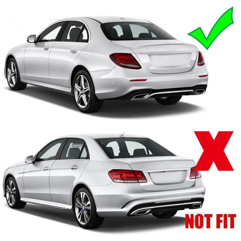Car Craft Compatible With Mercedes Benz E Class W213 2016-2021 Rear Trunk Wing Boot Lip Wing Spoiler Amg Carbon Fiber Look