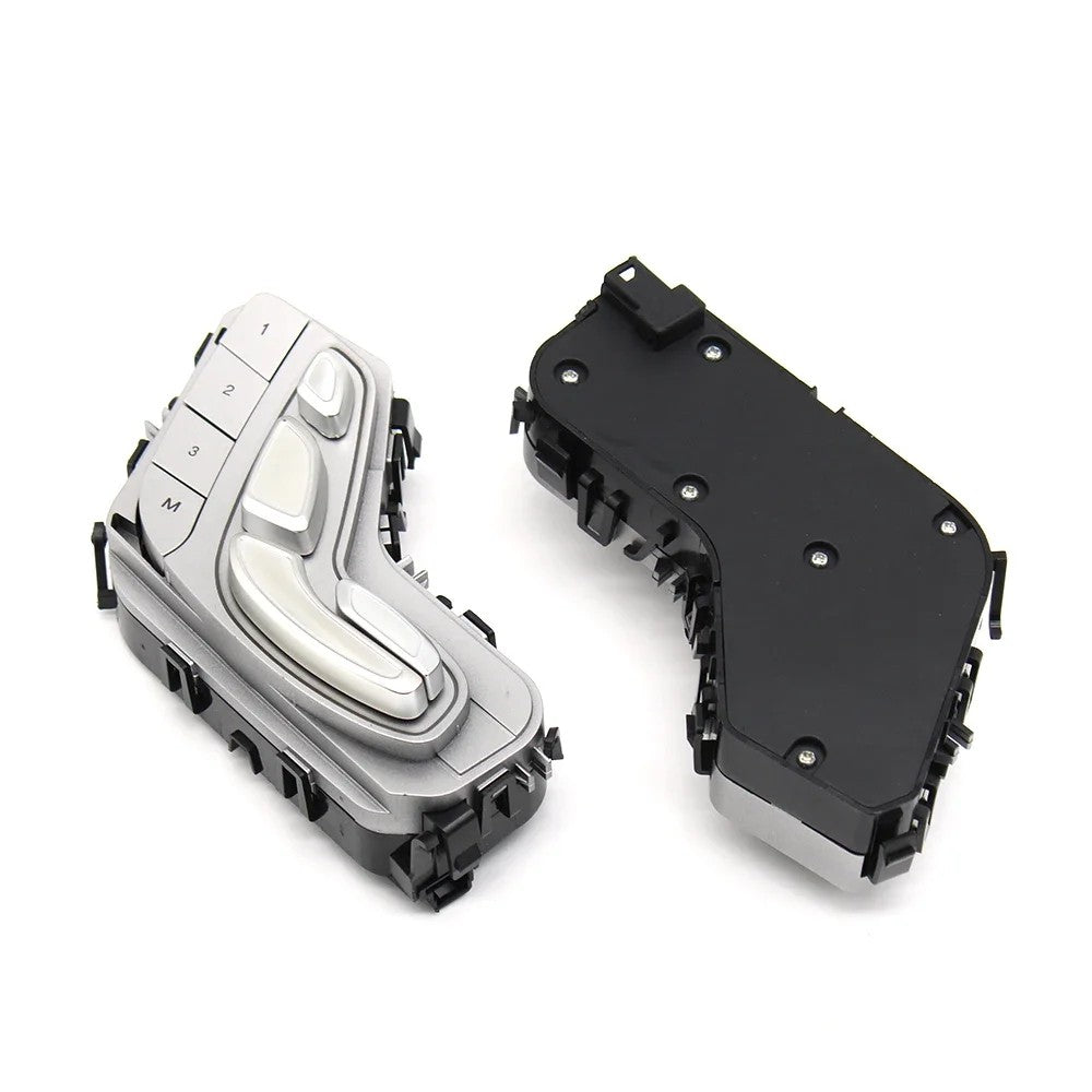 Car Craft Compatible With Mercedes Benz C Class W205 2014-2023 E Class W213 2016-2023 Glc W253 2016-2022 Eqc W293 2018-2019 Cls Class W257 2018-2022 Car Electronic Front Seat Adjustment Button Switch Button Assembly 2059056651 Left CC-436