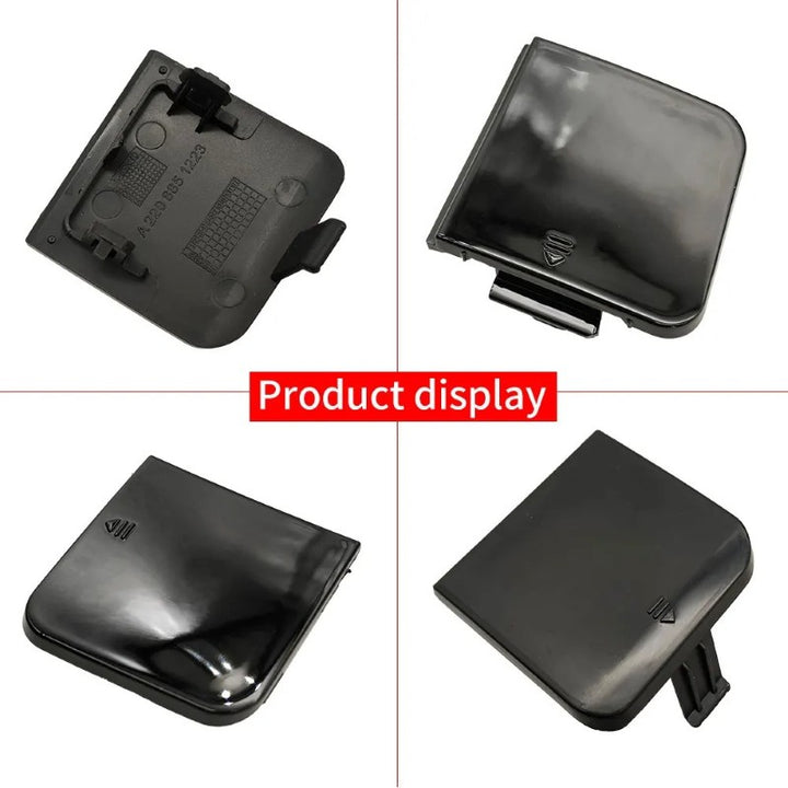 Car Craft Compatible With Mercedes S Class W220 1995-2005 Rear Bumper Trailer Tow Towing Hook Hole Cover 2208851223 Unpainted Model B - CAR CRAFT INDIA