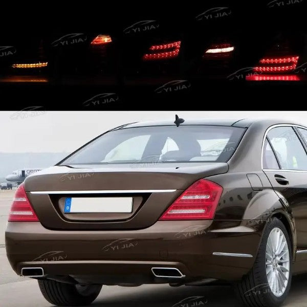 Car Craft Compatible With Mercedes Benz S Class W221 2006-2009 Car Rear Upgraded Tail Light Lamp Xenon Taillight Retrofit Upgrade Modified Led Drl Hid Light Lci Led Style - CAR CRAFT INDIA