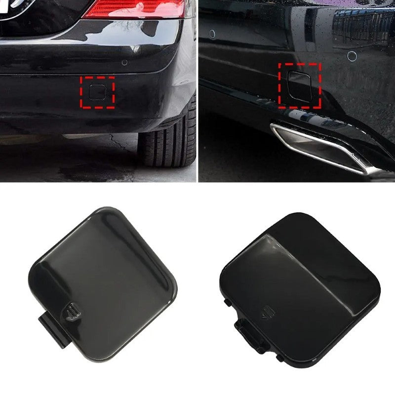 Car Craft Compatible With Mercedes S Class W221 2010-2014 Rear Amg Bumper Trailer Tow Towing Hook Hole Cover 2218850323 Unpainted Model B - CAR CRAFT INDIA