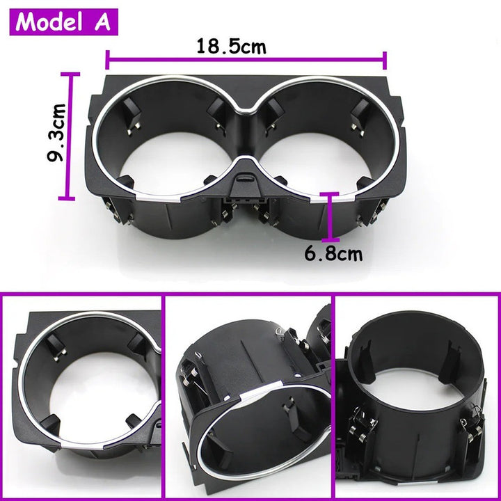 Car Craft Compatible With Mercedes Benz S Class W222 2014-2017 Car Front Center Console Water Drink Cup Holder Car Interior 2226830075 Model A - CAR CRAFT INDIA