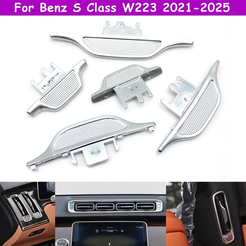 Car Craft Compatible With Mercedes Benz S Class W223 2021-2025 Car Ac Air Vent Grille Slider Trim 2238305603-lr1 Front Left / Right No 1
