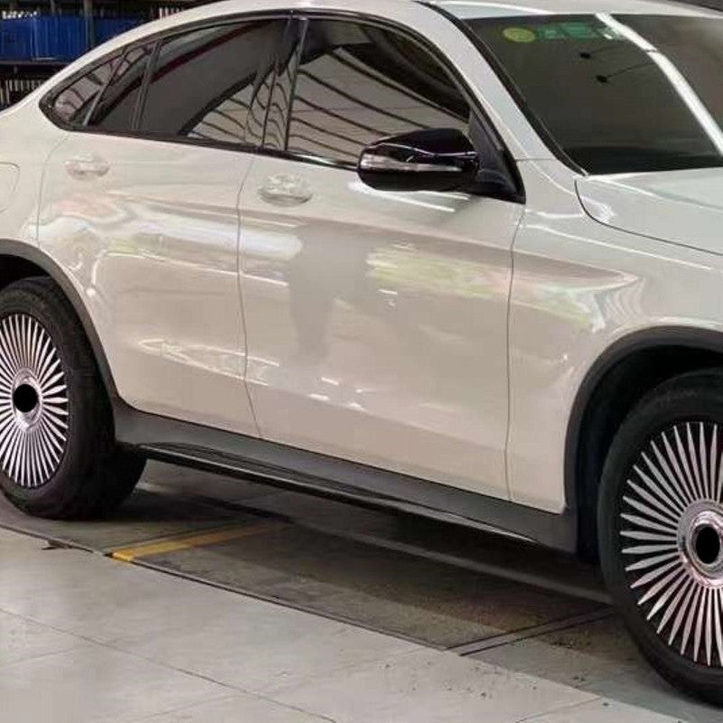 Car Craft Compatible With Mercedes Glc X253 Glc Coupe W253 C253 2019-2022 Side Skirts Skirt Running Board Glc63s Amg Style