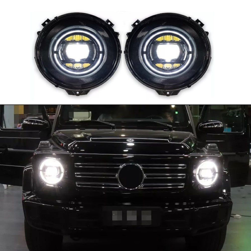 Car Craft Compatible With G Class G Wagon W463 2007-2017 G500 G63 G350 G55 Car Front Upgraded Head Light Lamp Xenon Headlight Retrofit Upgrade Modified Led Drl Hid CC-7948 - CAR CRAFT INDIA