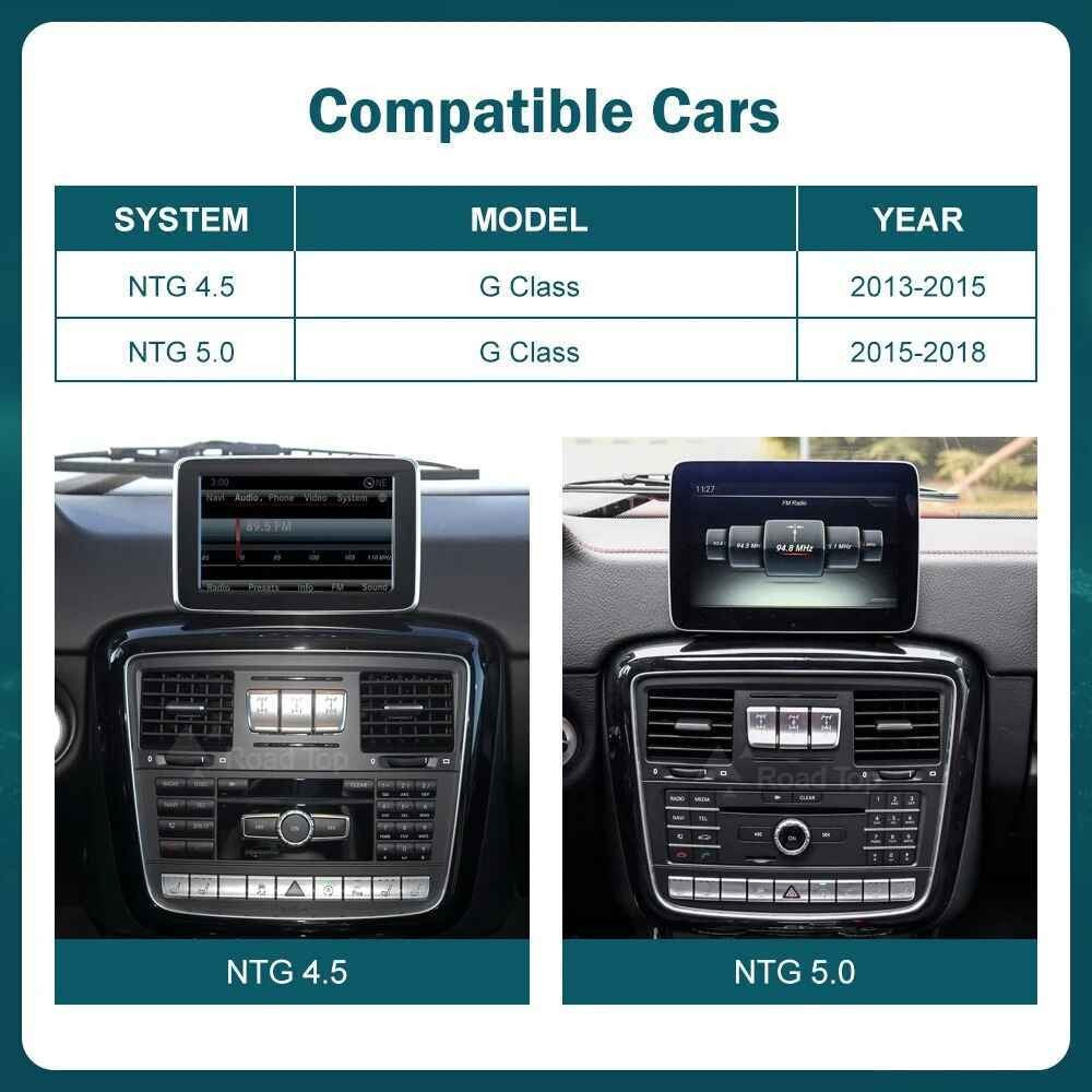Car Craft Compatible With Mercedes G Wagon W436 W464 2013-2018 G55 G63 G60 G63 Android Multimedia Infotainment Touchscreen Dvd Player Wireless Carplay Android Auto 4gb+64gb Nbt 4.5 12.8 Inch - CAR CRAFT INDIA
