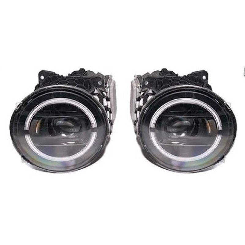 Car Craft Compatible With Mercedes Benz G Class G Wagon G63 G55 W464 2019-2024 Car Front Upgraded Head Light Lamp Xenon Headlight Retrofit Upgrade Modified Led Drl Hid Light Shy - CAR CRAFT INDIA