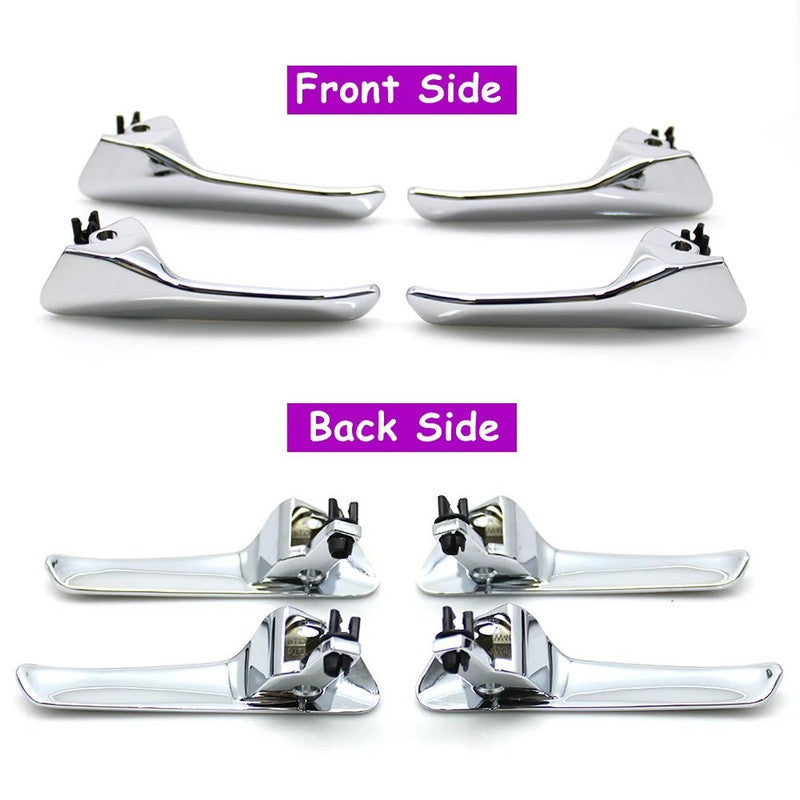 Car Craft Compatible With Mercedes Benz C Class W202 1993-2000 G Class W463 2004-2018 Ml W163 1997-2005 Slk R170 1996-2003 Car Front Rear Left Right Chrome Door Pull Handle Right 2027660224 CC-9688