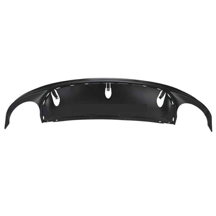 Car Craft Compatible With Jaguar Xf Xfr 2011-2016 Rear Bumper Lip Diffuser Glossy Black