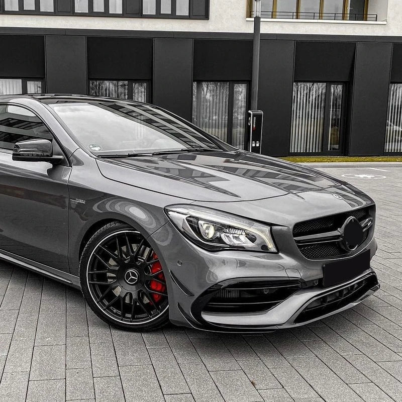 Car Craft Compatible With Mercedes Benz Cla Class W117 C117 X117 2013-2019 Front Bumper Upgrade Convert To Amg Amga45 Bumper Bodykit Gc W117-005