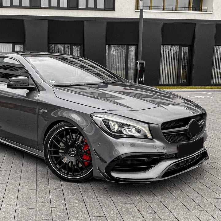 Car Craft Compatible With Mercedes Benz Cla Class W117 C117 X117 2013-2019 Front Bumper Upgrade Convert To Amg Amga45 Bumper Bodykit Gc W117-005