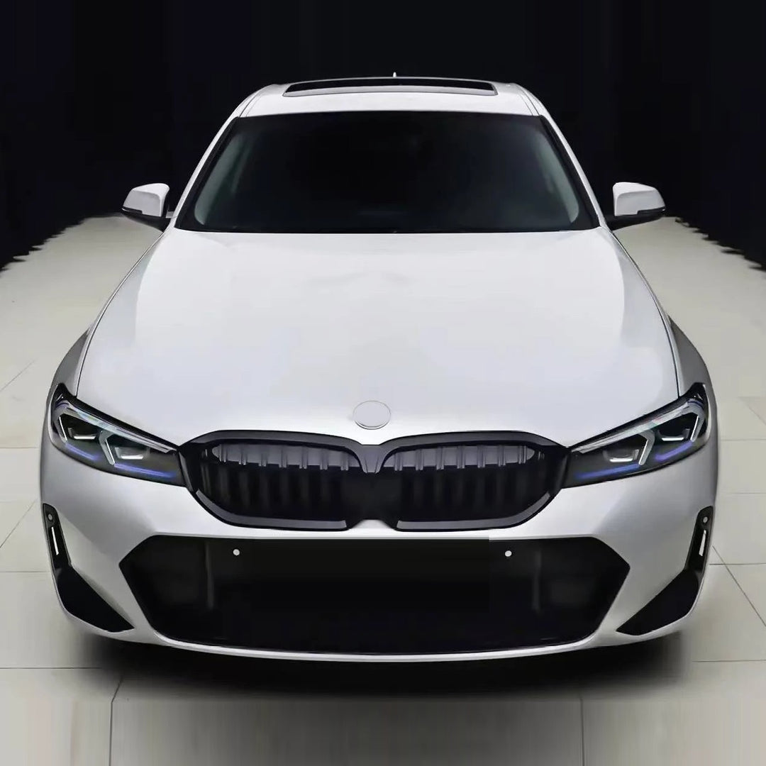 Car Craft Compatible With Bmw 3 Series F30 2012-2018 To G20 Lci M Sports Mt Mtech Upgrade Facelift Conversion Hood Fender Bodykit Bumper Headlight Helogen CC-6332 - CAR CRAFT INDIA