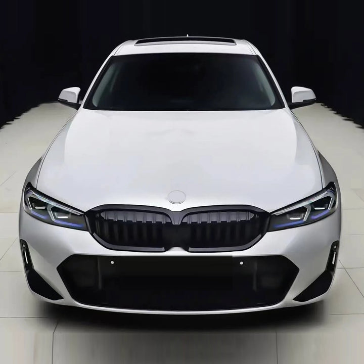 Car Craft Compatible With Bmw 3 Series F30 2012-2018 To G20 Lci M Sports Mt Mtech Upgrade Facelift Conversion Hood Fender Bodykit Bumper Headlight Helogen CC-6332 - CAR CRAFT INDIA