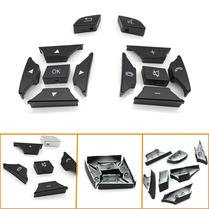 Car Craft Compatible With Mercedes Ml Class 11-15 W166 Gl Class 2013-2015 W166 G Class G Wagon 2013-2018 W463 Steering Wheel Menu Control Switch Knob Button Cover 16690529009107 Black Right A CC-7853 - CAR CRAFT INDIA