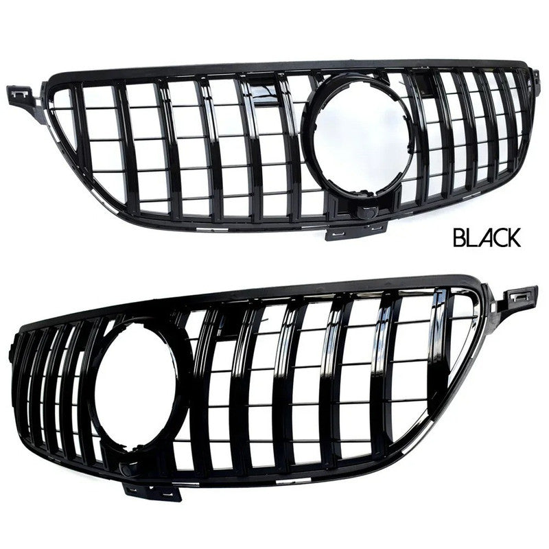 Car Craft Compatible With Mercedes Benz Gle Coupe W166 X166 C292 W292 2015-2019 Front Amg Bumper Show Grill  Gtr Black - CAR CRAFT INDIA