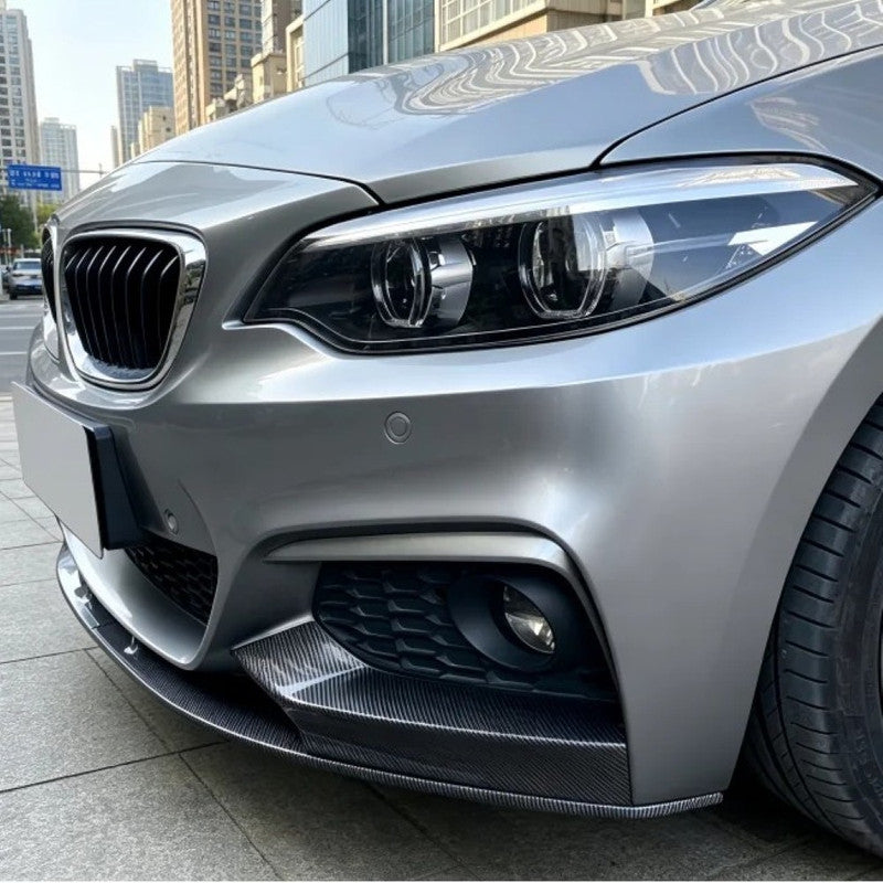 Car Craft Compatible With Bmw 2 Series F22 2014-2019 Upgraded Facelift Convert To M Sport M Tech Mt Bodykit Front Bumper Lip Skirt Trim M Performance Mp Style Gc F22/23-013/014 Usa